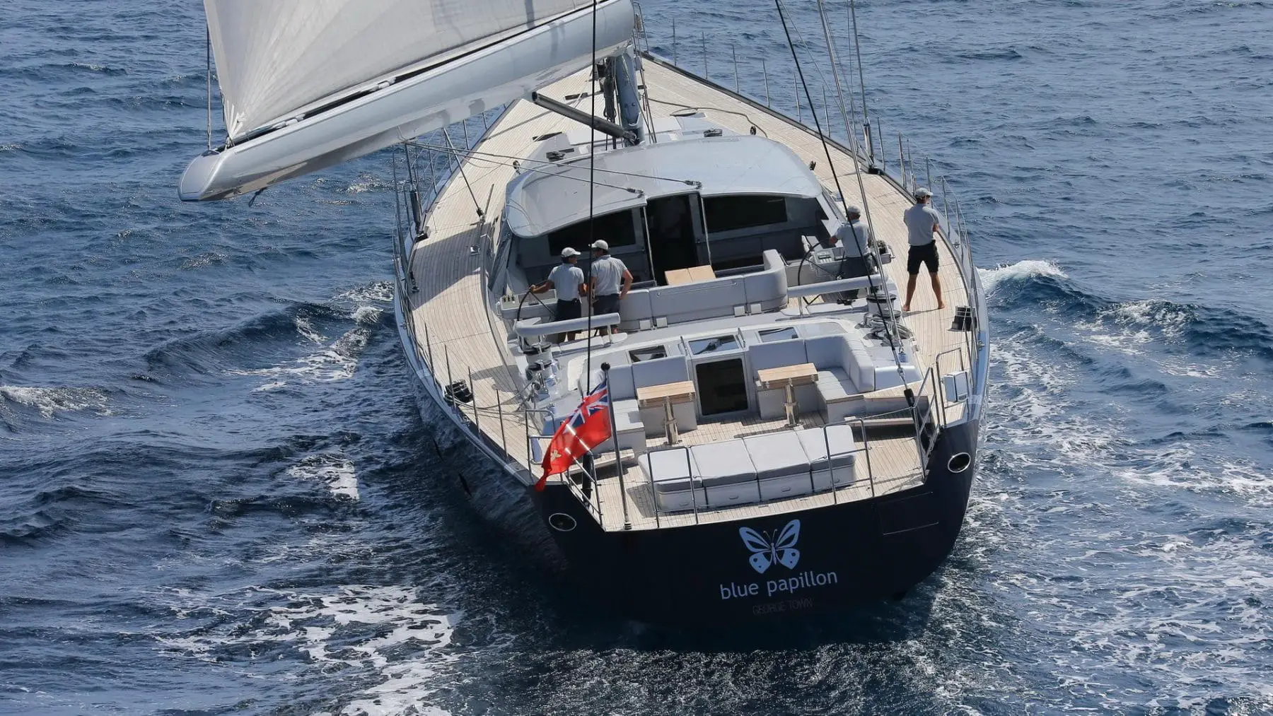 BLUE PAPILLON Yacht • Royal Huisman • 2013 • Owner Ralph Dommermuth